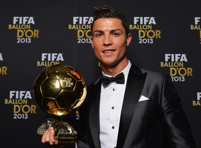 Ronaldo won the Ballon d'Or on January 13, 2014